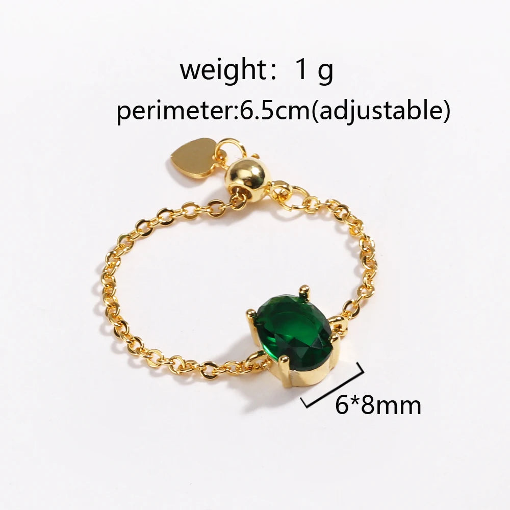 Gem Chain Ring