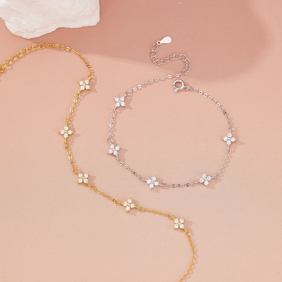 Crystal Flower Bracelet