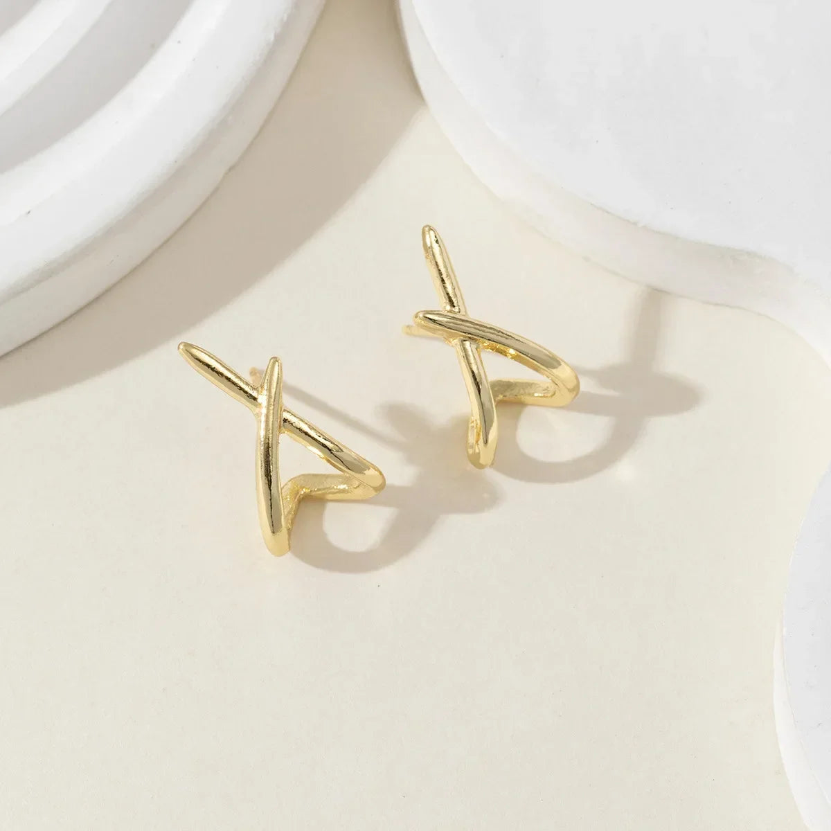 Cross Stud Earrings