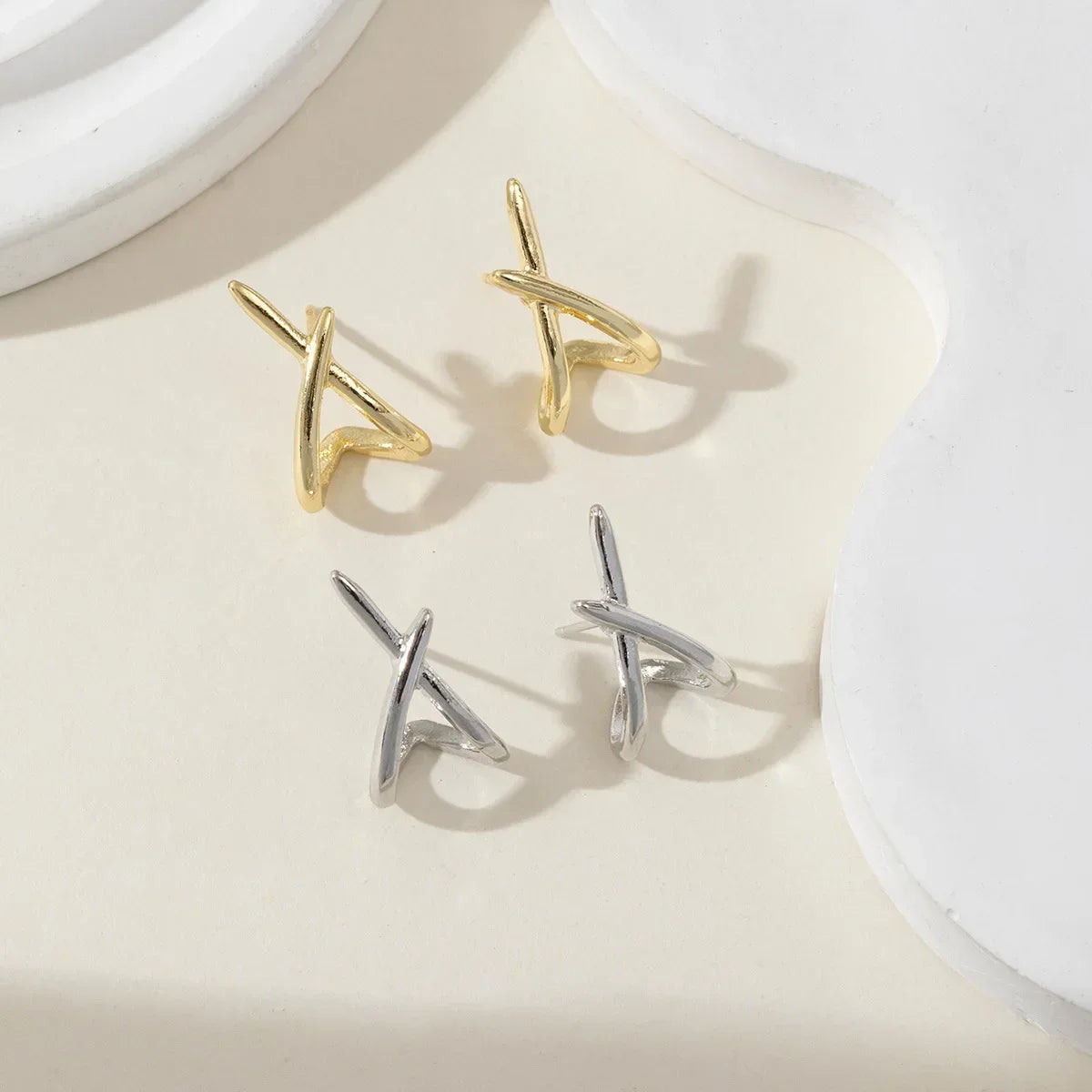 Cross Stud Earrings