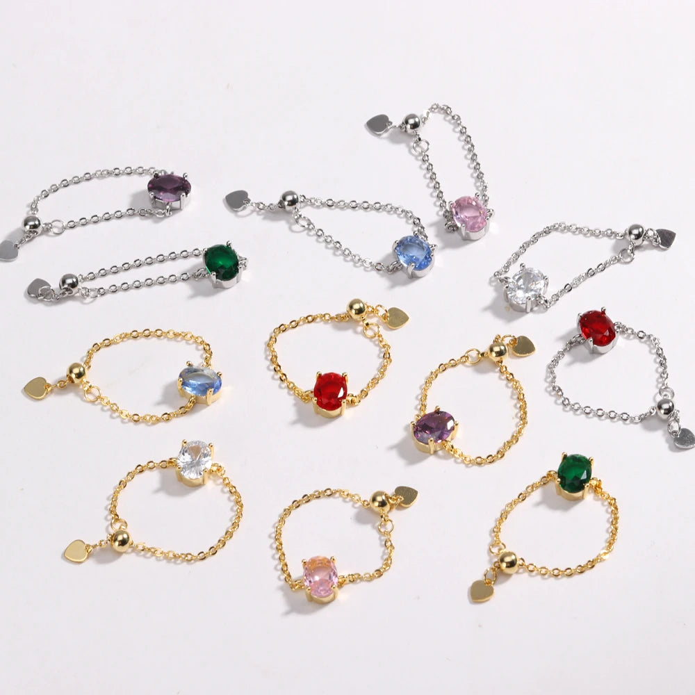 Gem Chain Ring