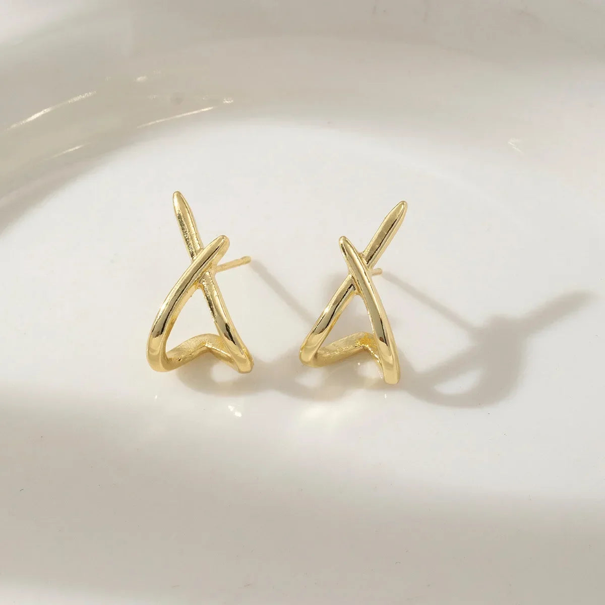 Cross Stud Earrings