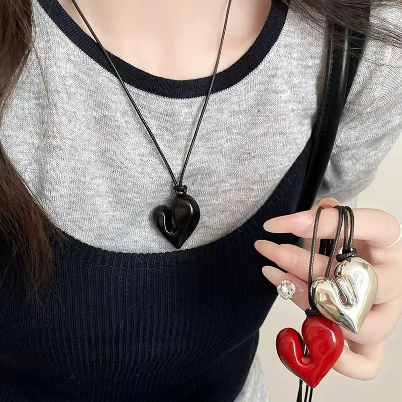 Vintage Heart Pendant Necklace