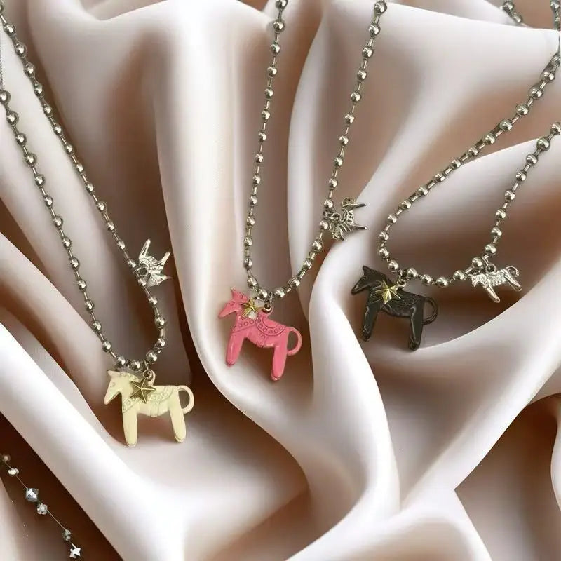 Colt Horse Pendant Necklace