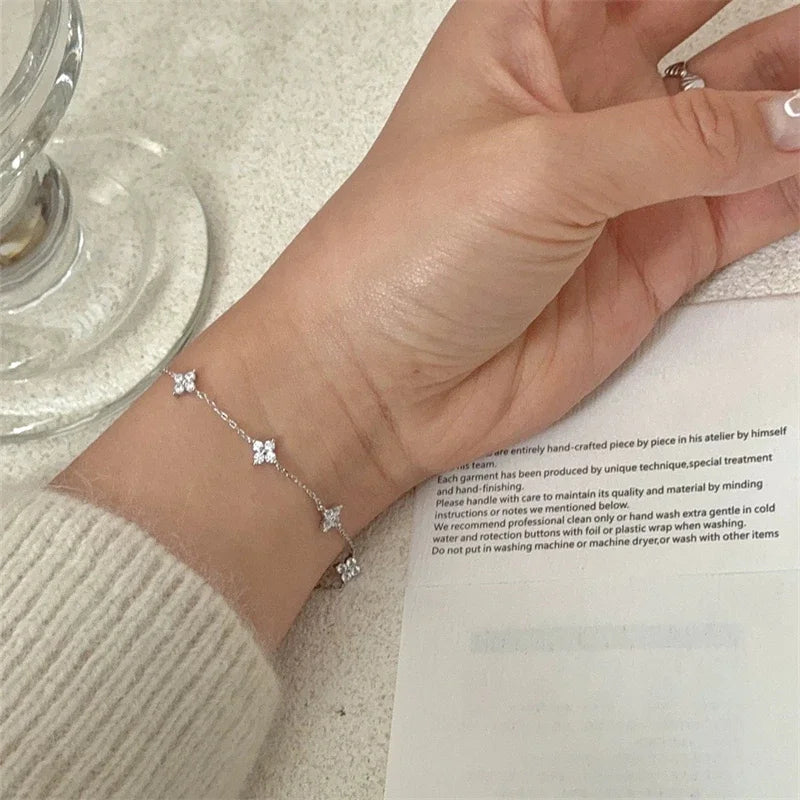 Crystal Flower Bracelet