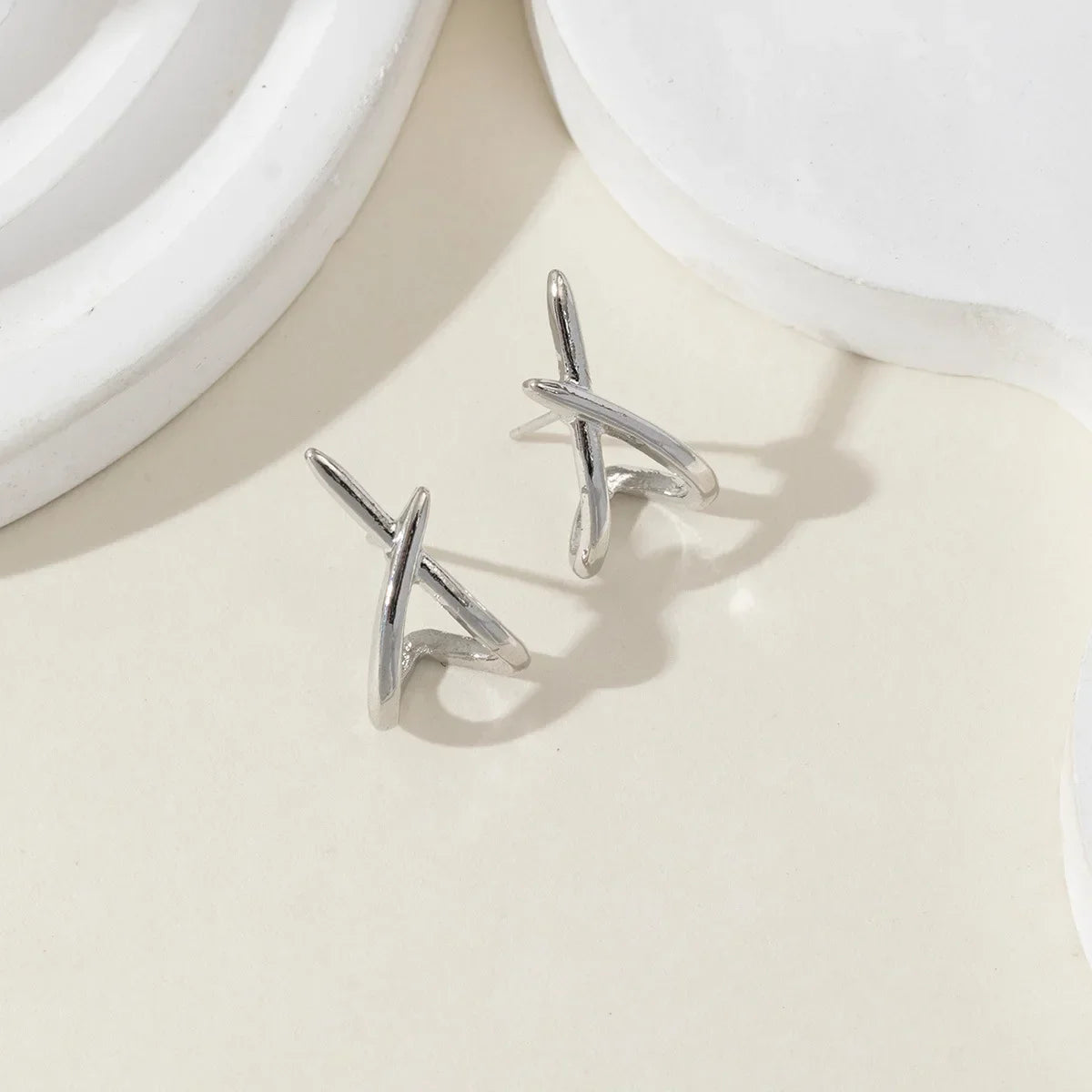 Cross Stud Earrings