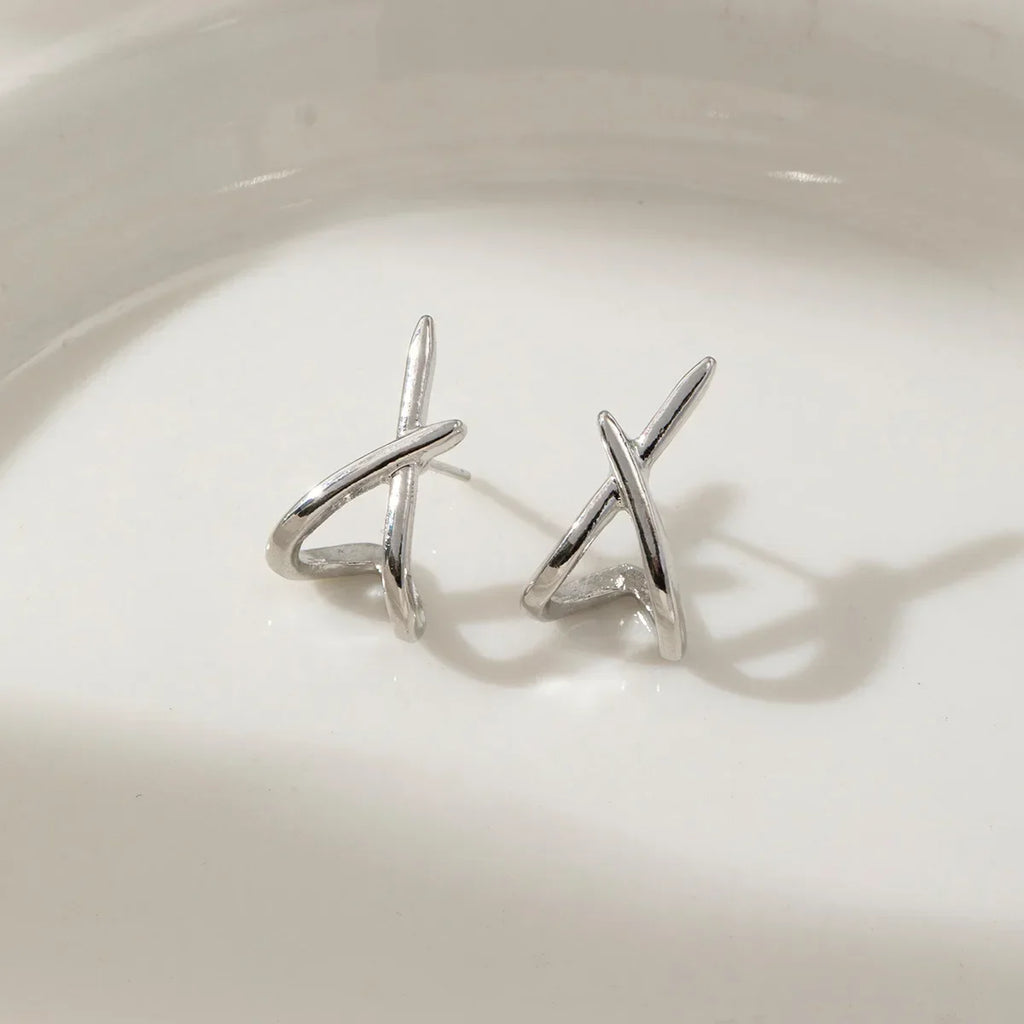 Cross Stud Earrings