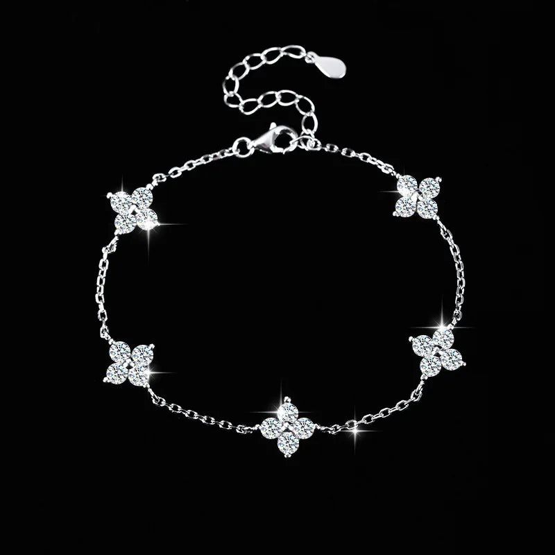 Crystal Flower Bracelet